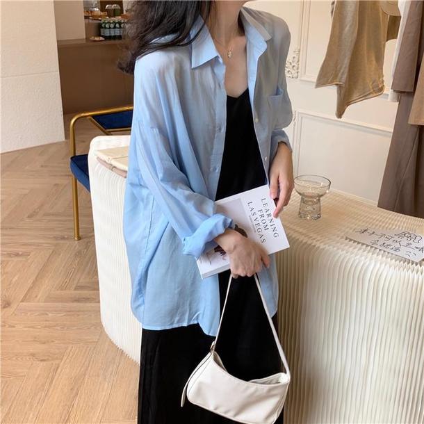 バックタイシアーブラウス 3841-画像9-韓国ファッション通販POPREA［ポップリア］