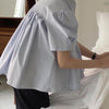 バックプリーツパフスリーブシャツ 4532-画像9-韓国ファッション通販POPREA［ポップリア］