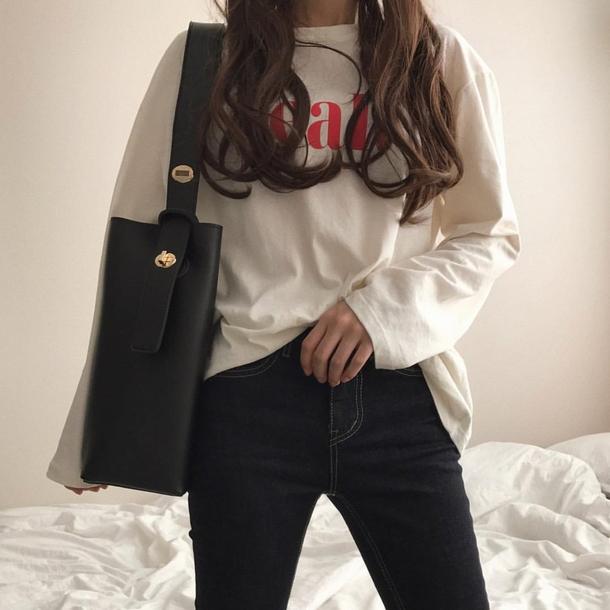 バケットショルダーバッグ 3755-画像9-韓国ファッション通販POPREA［ポップリア］