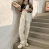 ハイウエストナチュラルデニムパンツ 4173-画像1-韓国ファッション通販POPREA［ポップリア］