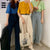 カジュアルワイドパンツ 3425-画像1-韓国ファッション通販POPREA［ポップリア］