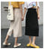 スリットバンディングスカート 4458-画像1-韓国ファッション通販POPREA［ポップリア］