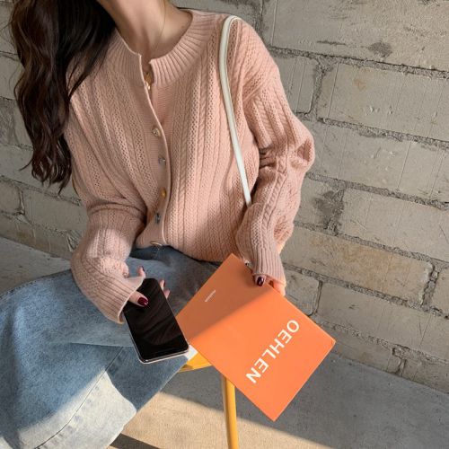 カラフルボタンニットカーディガン 2636-画像7-韓国ファッション通販POPREA［ポップリア］