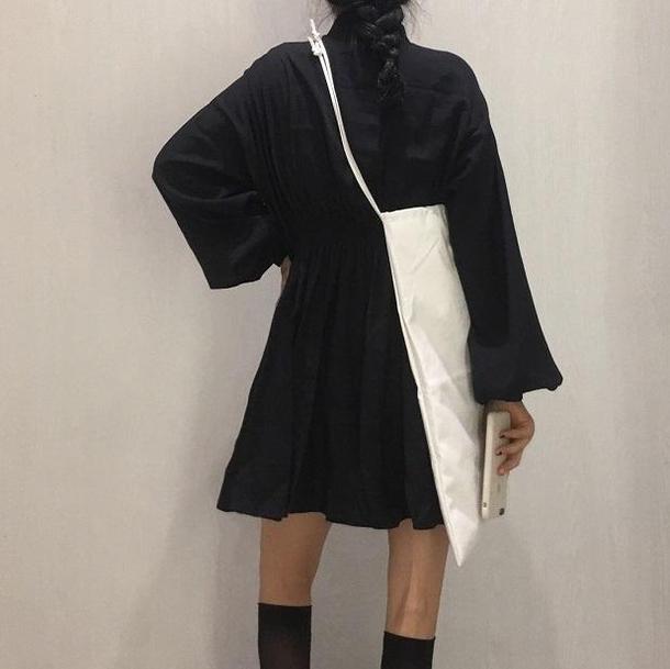 シャーリング シャツワンピ 2819-画像11-韓国ファッション通販POPREA［ポップリア］